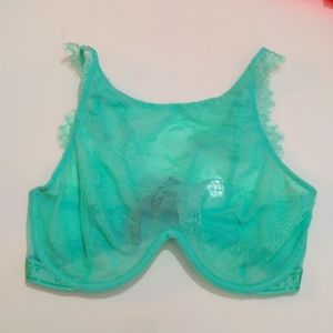 Victoria's Secret Teal High Neck 32D